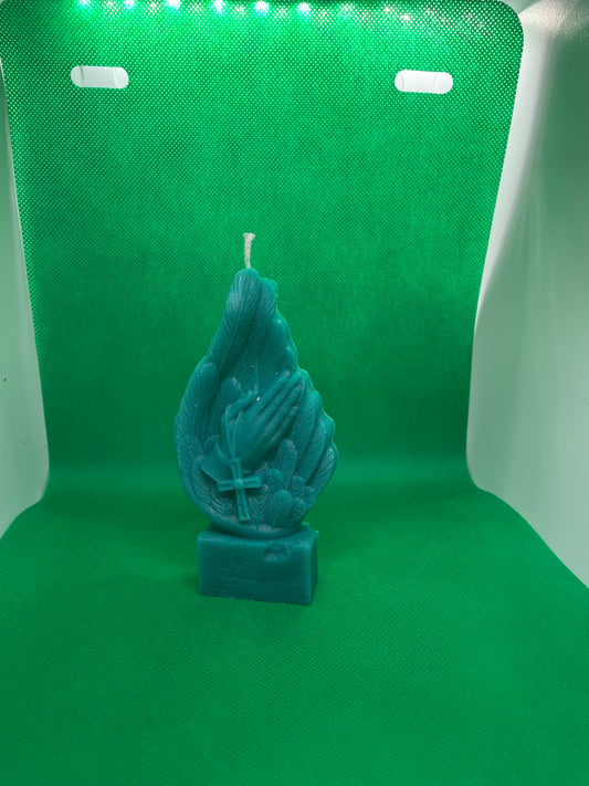 Praying Hands Candle